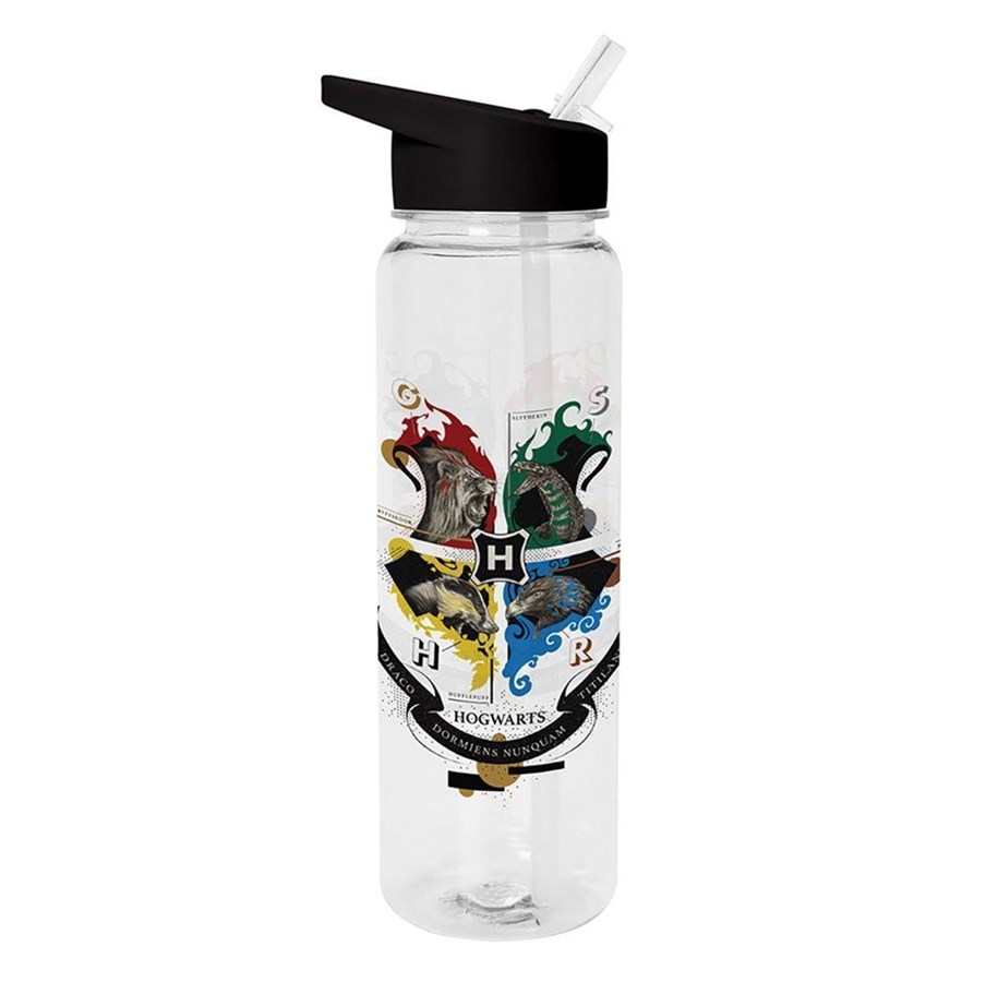 Küchenzubehör - Pyramid Harry Potter (Crest) Plastic Drinking Bottle - PDB26453