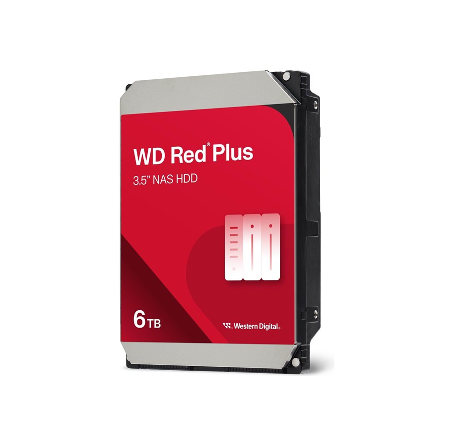 WD Red Plus (CMR) - 6TB - Festplatten - WD60EFPX - SATA-600 - 3.5