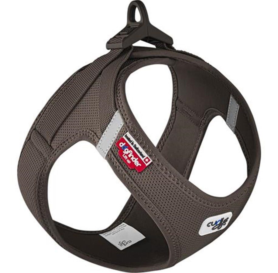 Hunde - Curli Vest Harness Clasp Air-Mesh - Brown (XL) - H19011