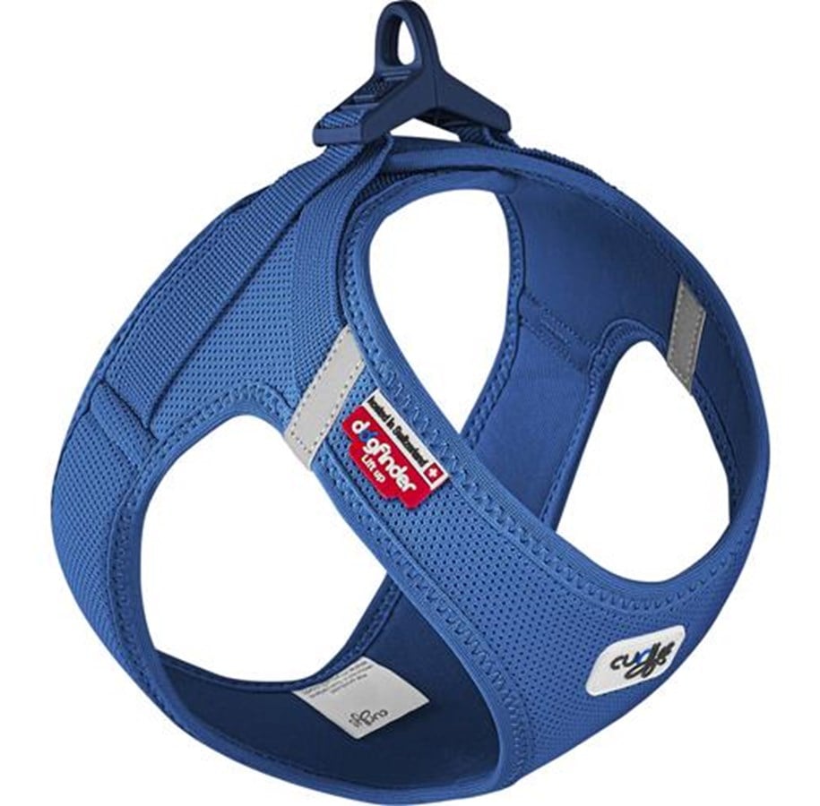 Hunde - Curli Vest Harness Clasp Air-Mesh - Blue (M) - H19023
