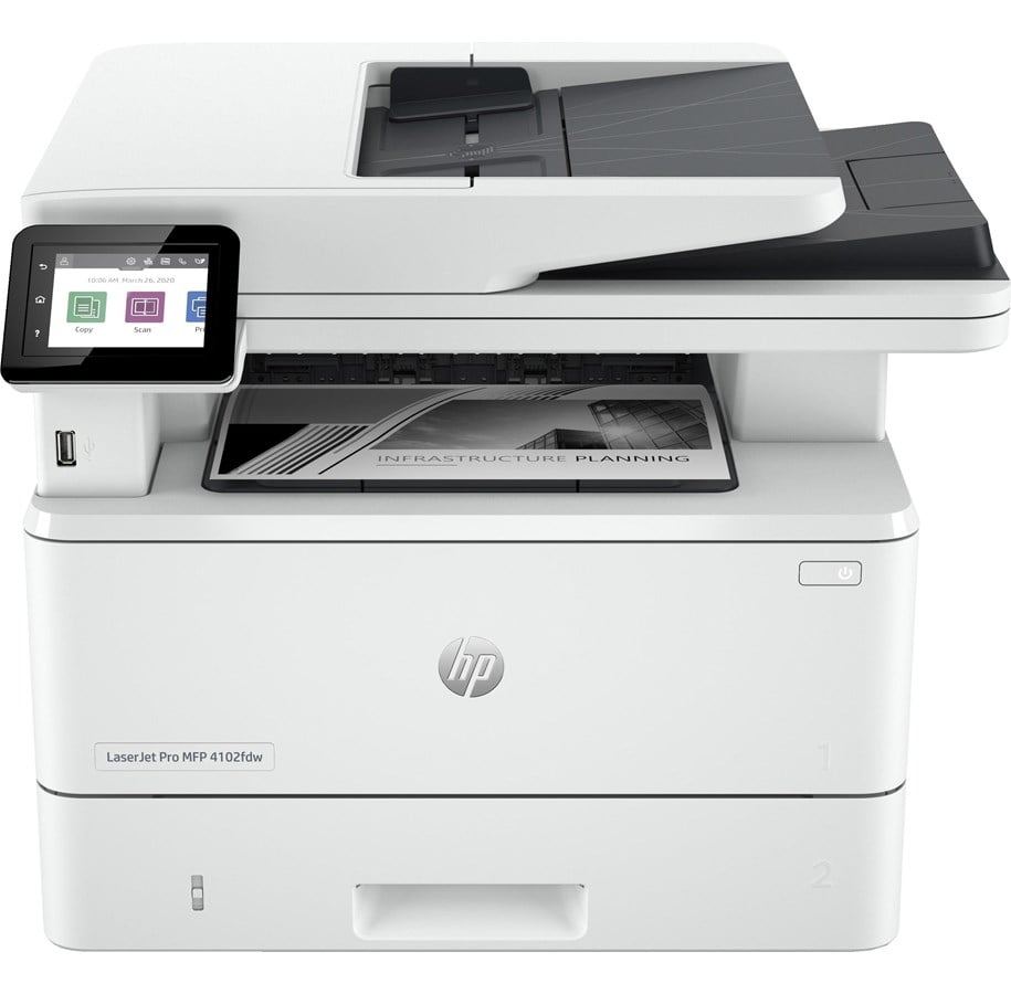 Drucker - HP LaserJet Pro MFP 4102fdw All in One Multifunktion - Einfarbig - Laser - 2Z624F#B19