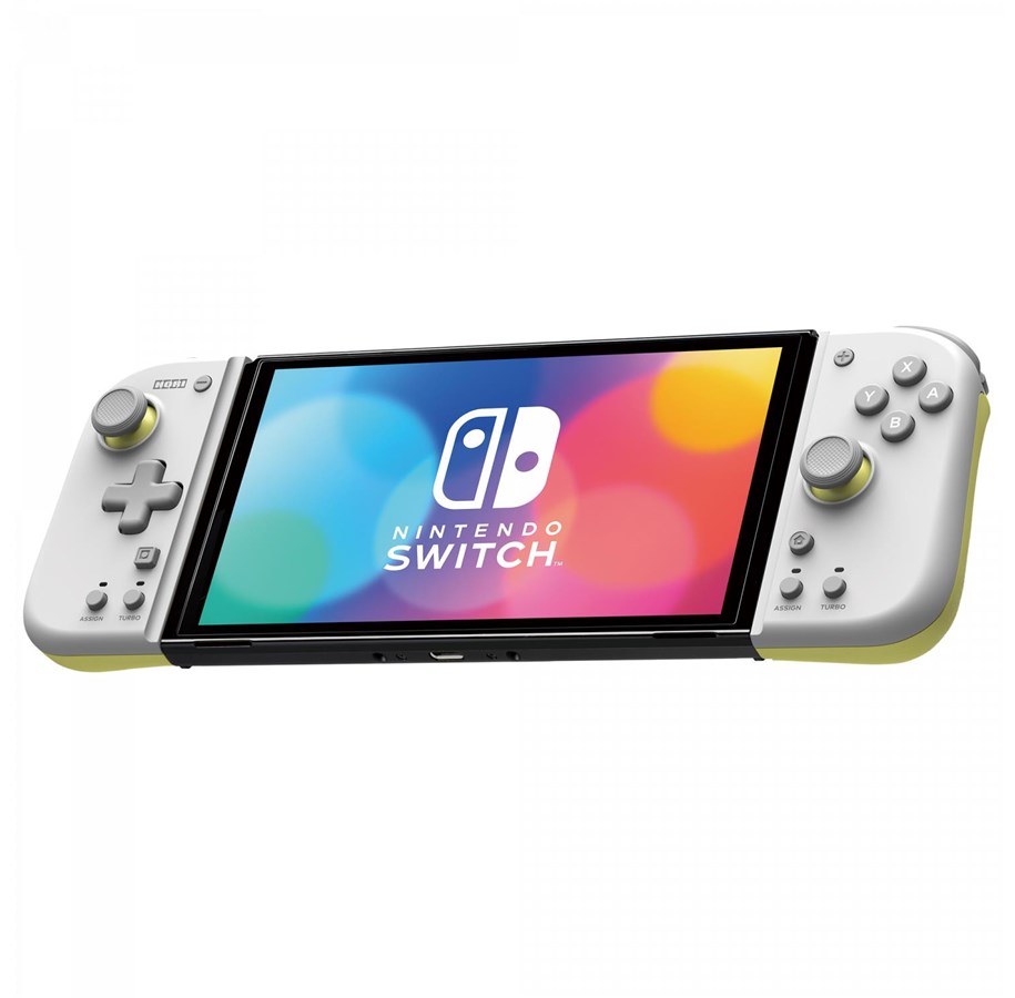 Gaming Zubehör - HORI Split Pad Compact (Light Gray & Yellow ) - Miscellaneous Controller - Nintendo Switch - NSW-373U