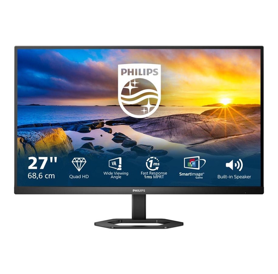 Monitor - 27" Philips 27E1N5500LA - 2560x1440 (QHD) - 75Hz - VA - 27E1N5500LA/00