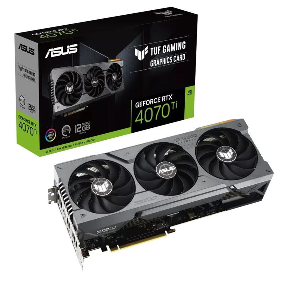 Grafikkarte - ASUS GeForce RTX 4070 Ti TUF - 12GB GDDR6X RAM - Grafikkarte - 90YV0IJ1-M0NA00