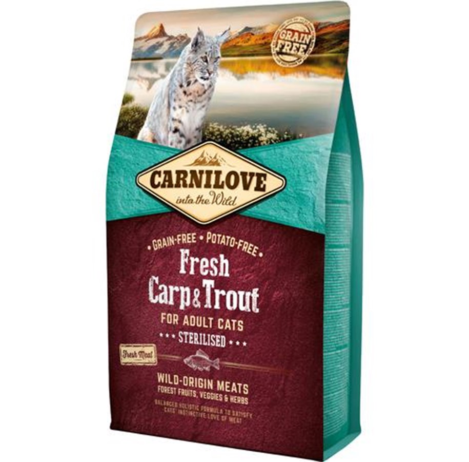Katzen - Carnilove Fresh Carp & Trout STERILISED 2kg - CK140200