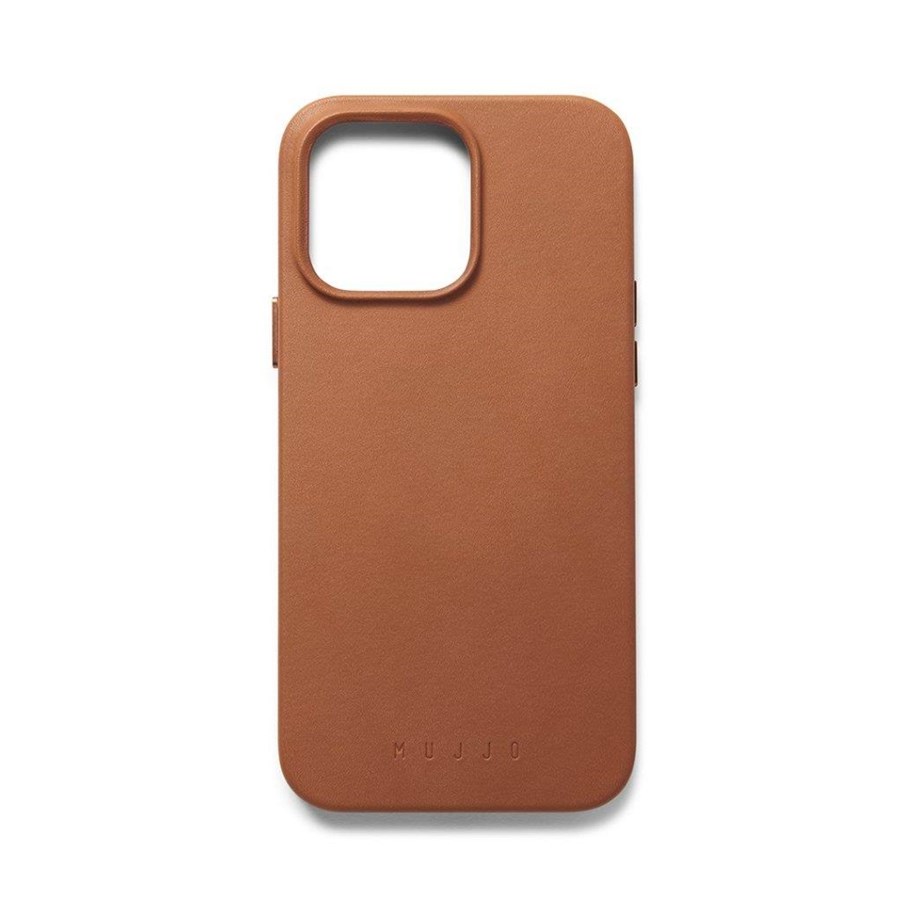 Handys - Cover & Cases - Mujjo Full Leather Case with MagSafe for iPhone 14 Pro Max - MUJJO-CL-029-TN