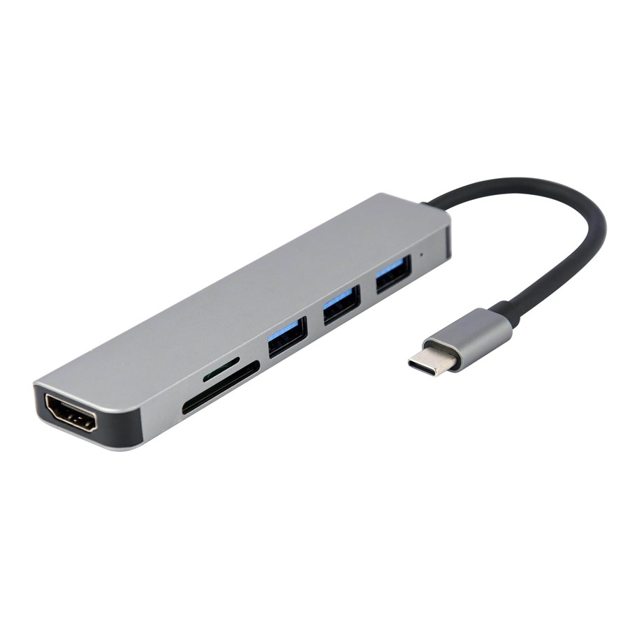 Dockingstationen - Gembird Cablexpert - docking station - USB-C 3.1 Gen 1 - HDMI - A-CM-COMBO6-02