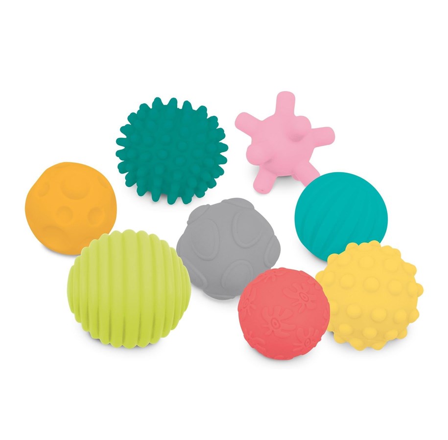 Baby Spielzeug - LUDI Sensory Balls - 8 pcs. - LU30055