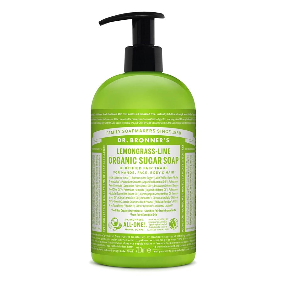 Körperpflege - Dr. Bronner’s Dr. Bronner's - Organic Sugar Soap Lemongrass Lime - SD0605-EU