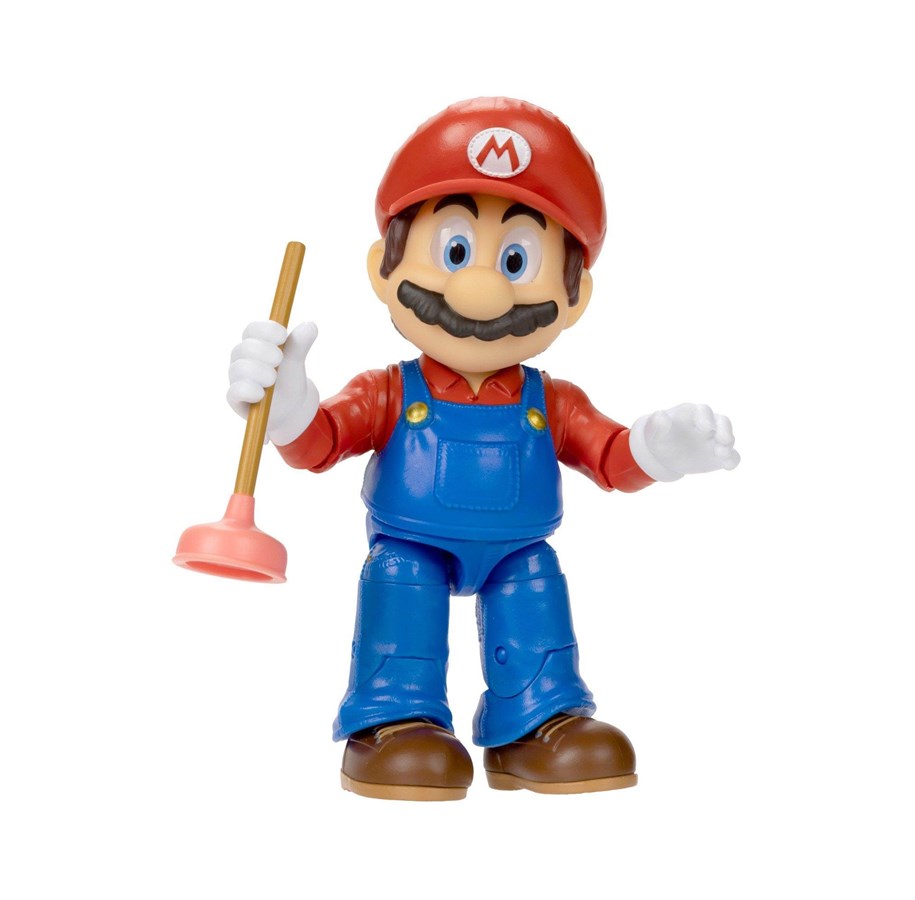 Merchandise - Jakks - Super Mario Movie - 5" Figure - Mario (13 cm) - Figur - 417164