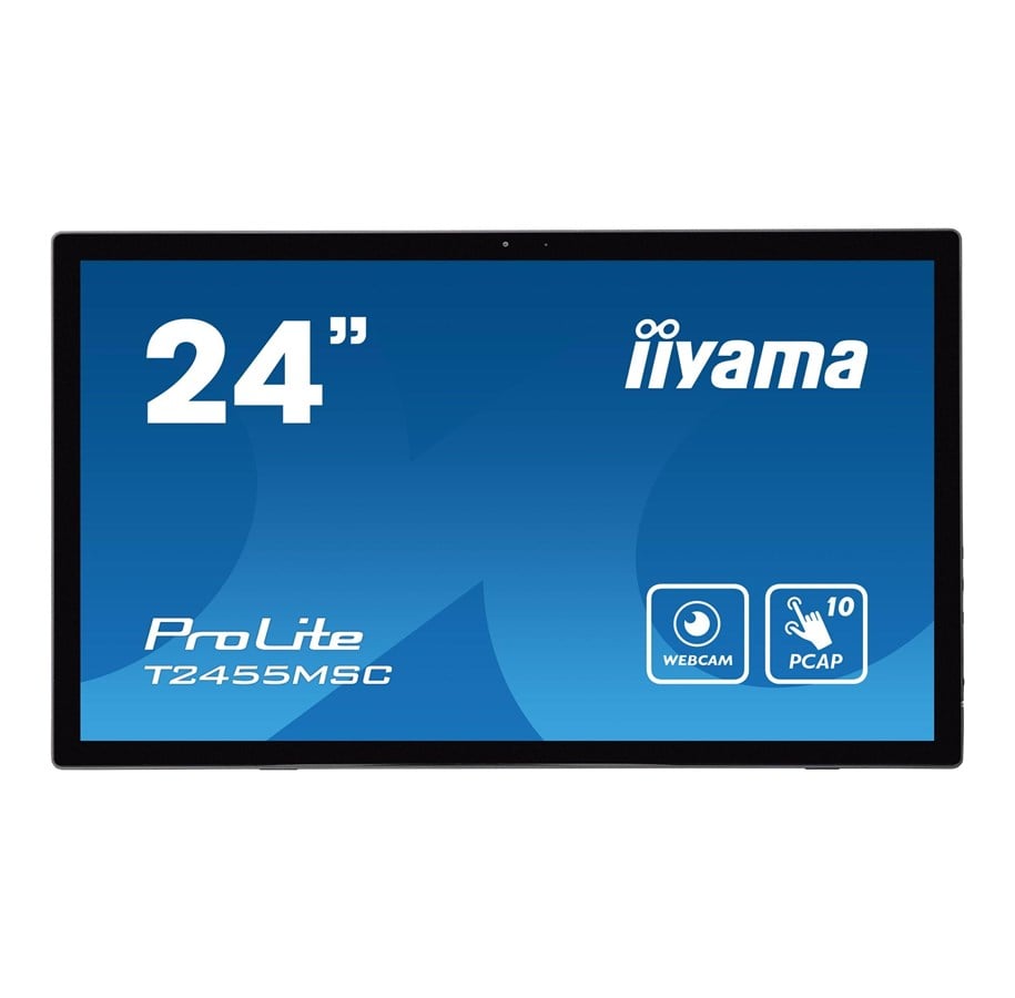 Monitor - 24" iiyama ProLite T2455MSC - 1920x1080 (FHD) - IPS - Touchscreen - T2455MSC-B1