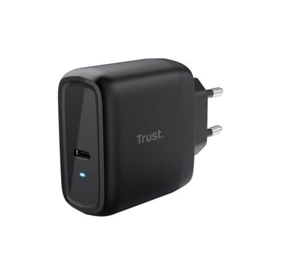 Handys - Adapter und Ladegeräte - Trust MAXO 65W USB-C Charger Black - 24817