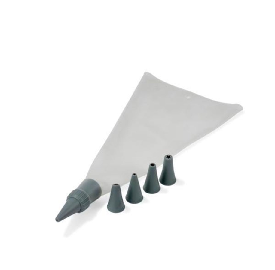 Küchenzubehör - Funktion Piping bag 5 nozzles grey - 222100