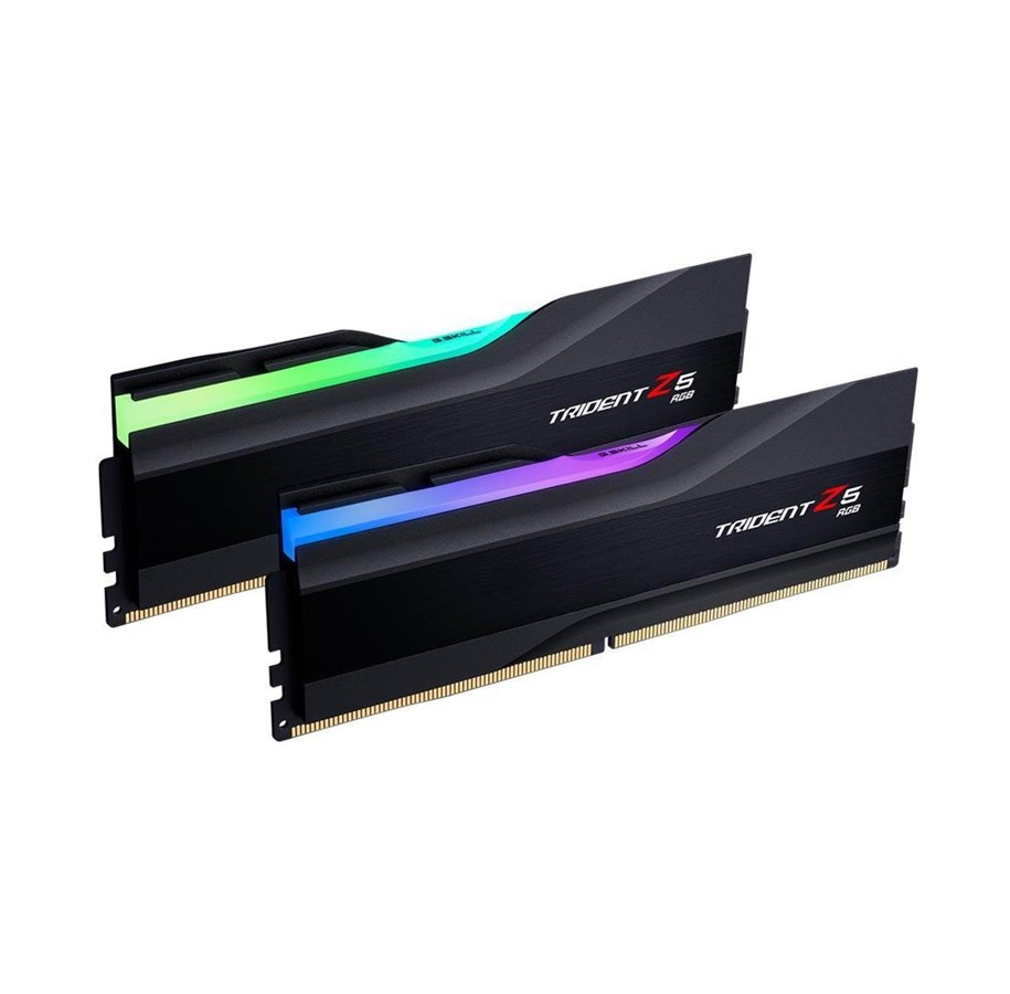 RAM - G.Skill Trident Z5 RGB DDR5-8000 - 48GB - CL40 - Dual Channel (2 pcs) - Intel XMP - Schwarz mit RGB - F5-8000J4048F24GX2-TZ5RK