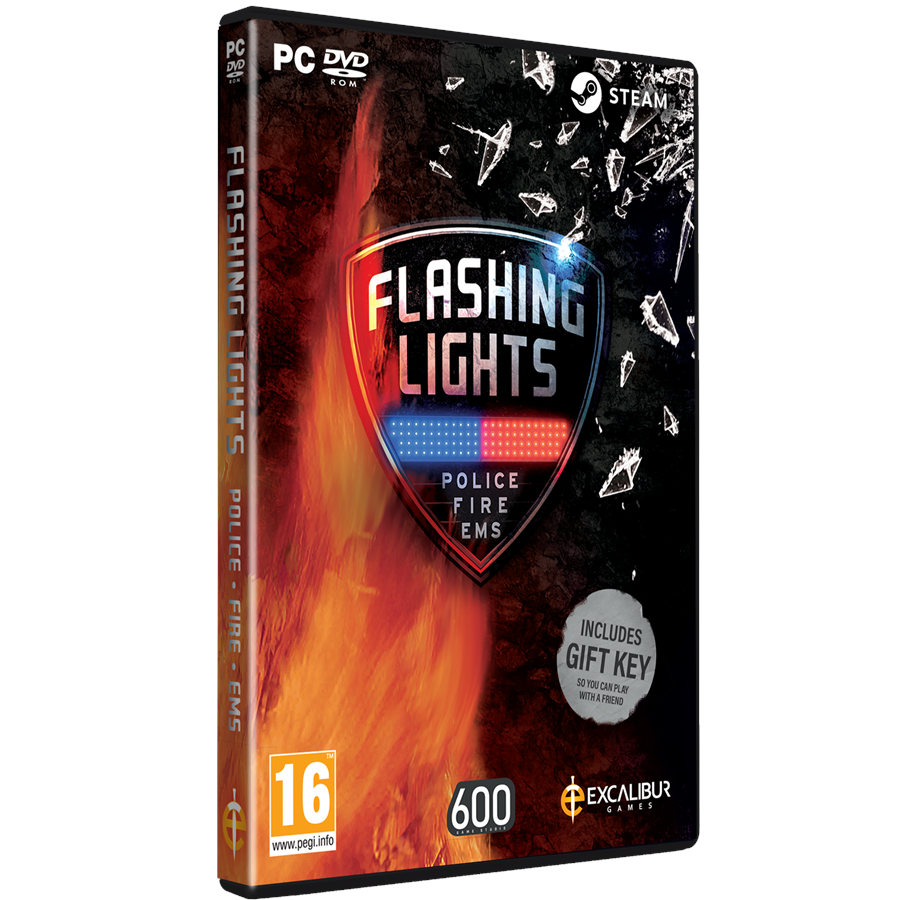 Spiele - Flashing Lights: Police Fire EMS - Windows - Simulation - PEGI 16 - 5055957704100
