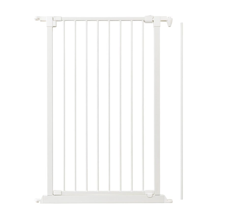 Hunde - BabyDan Pet Flex Section with Door Extra Tall Dog Gate White - 500970