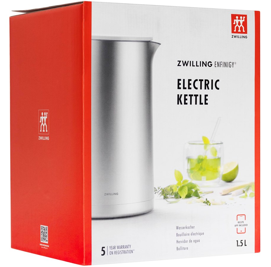 Wasserkocher - Zwilling Wasserkocher Enfinigy kettle - silver - Silber - 1850 W - 53005-000-0