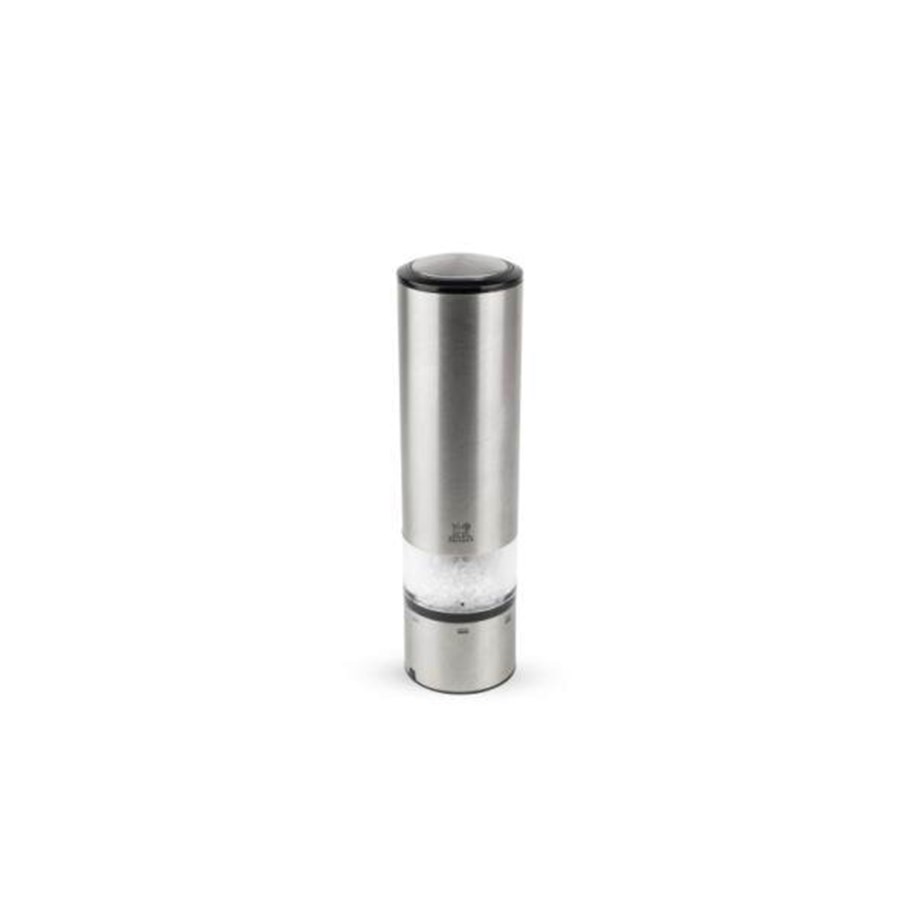 Peugeot Salt mill electric Elis uS 20 cm Matte steel/Clear | Günstig