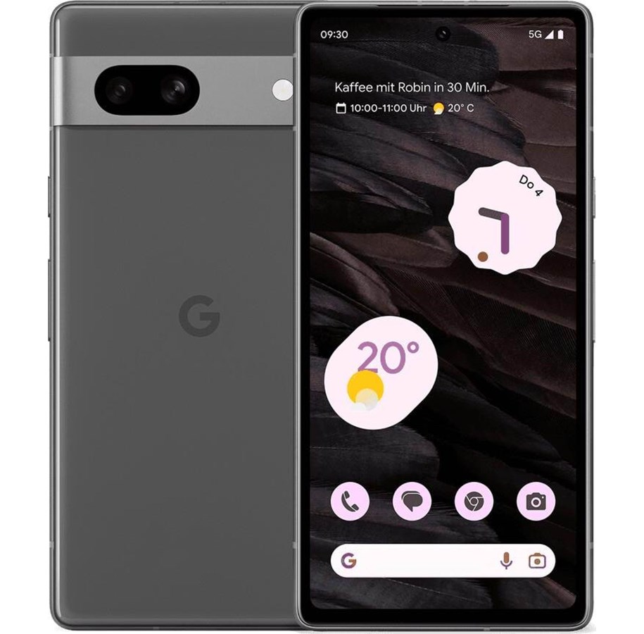 Handys & Smartphones - Google Pixel 7a 128GB/8GB - Charcoal Black - GA03694-GB