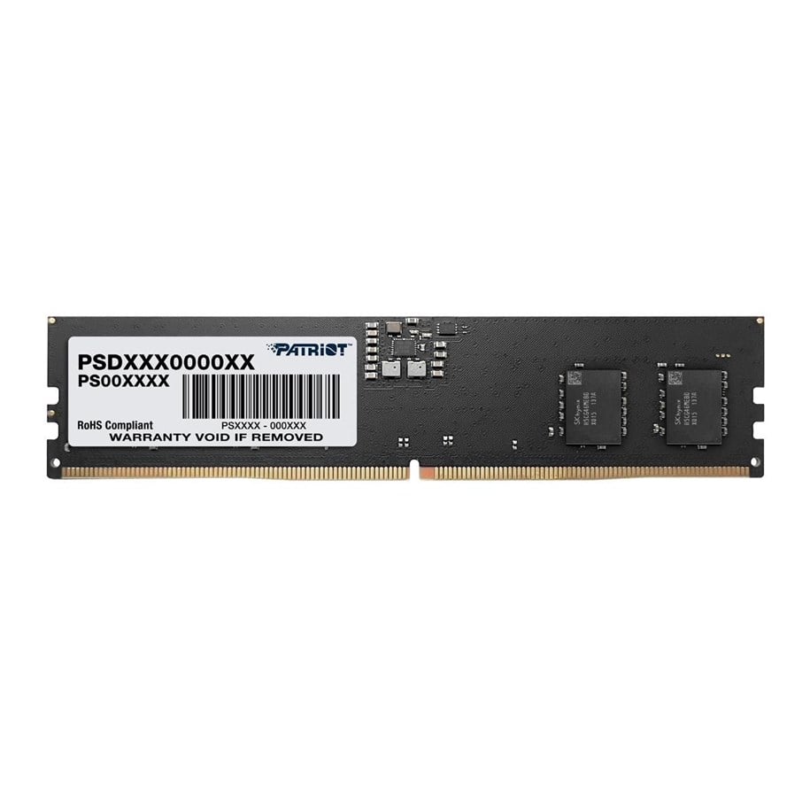Arbeitsspeicher (RAM) - Patriot Signature Line Signature Line DDR5-4800 - 16GB - CL40 - Single Channel (1 pcs) - Schwarz - PSD516G480081