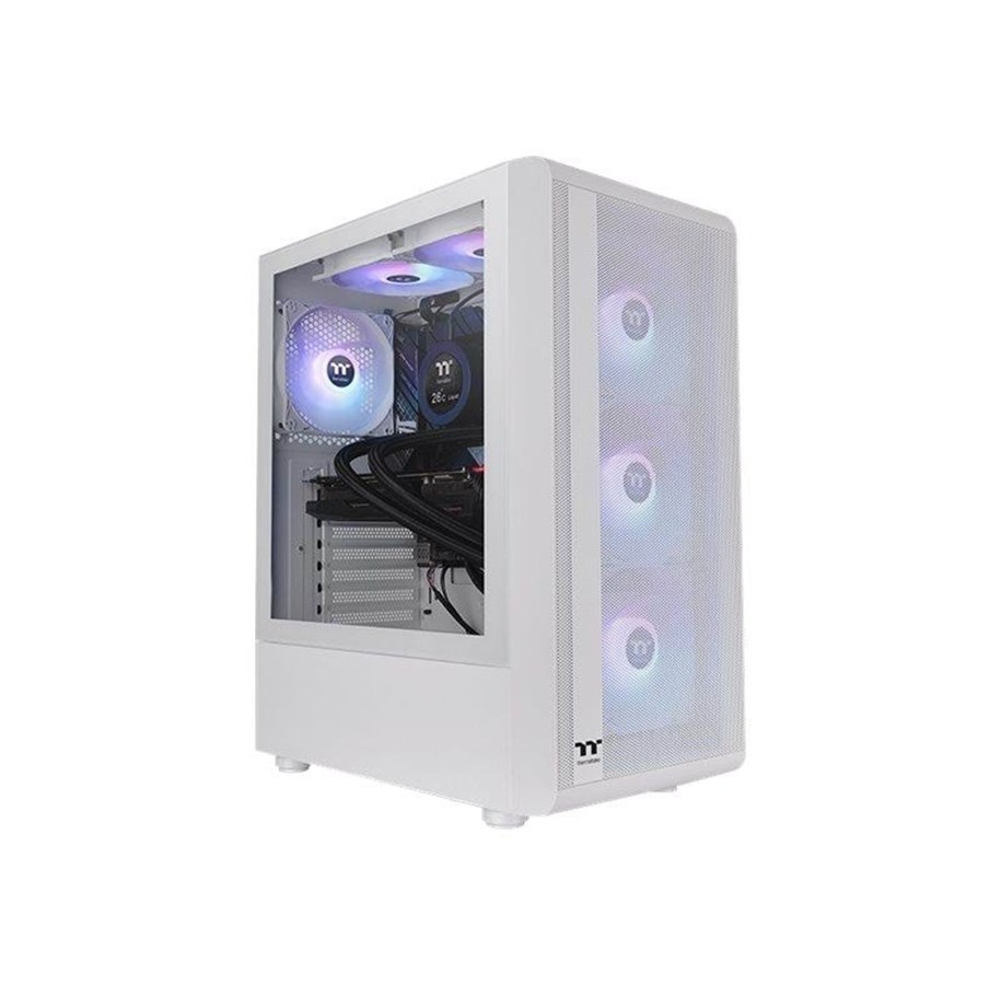 Gehäuse - Thermaltake S Series S200 TG ARGB Snow - Gehäuse - Tower - Weiß - CA-1X2-00M6WN-00
