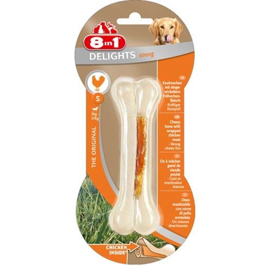 Hunde - 8 in 1 8in1 Delights chewing bone Strong S - T660523