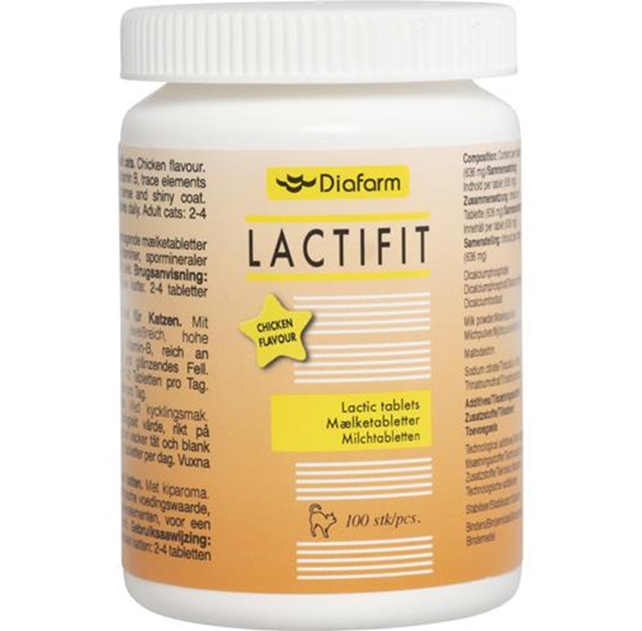 Katzen - Diafarm Lactic tablets - chicken 100 pcs - HK21351