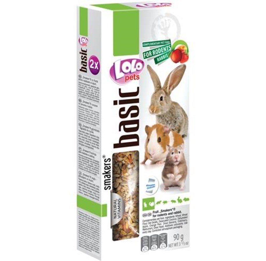 Nagetiere - Lolo Pets 2x seed sticks rodent/rabbit fruit - HT71107
