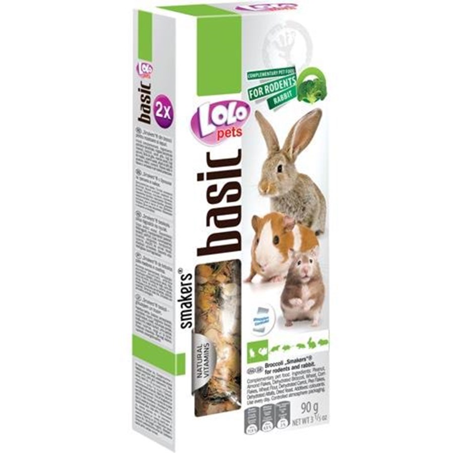Nagetiere - Lolo Pets Broccoli Smakers for Hamster & Rabbit - HT71139