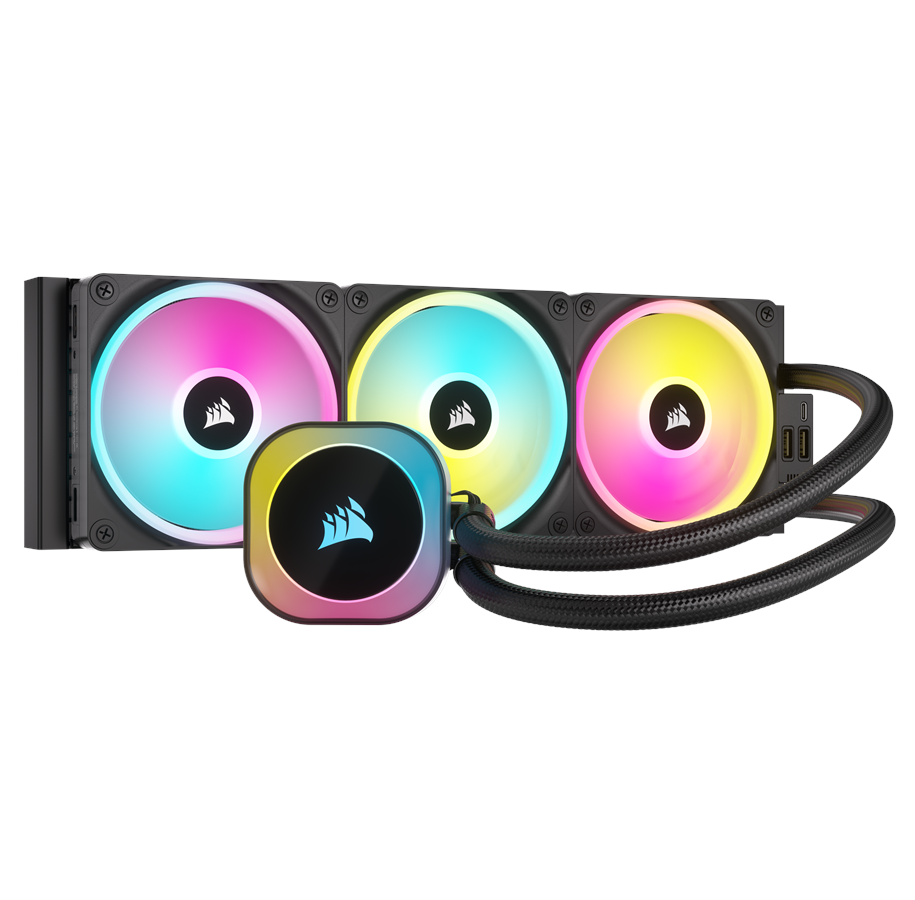 CPU Kühler - Corsair iCUE LINK H150i RGB - Black - CPU-Wasserkühlung - Max 37 dBA - CW-9061003-WW