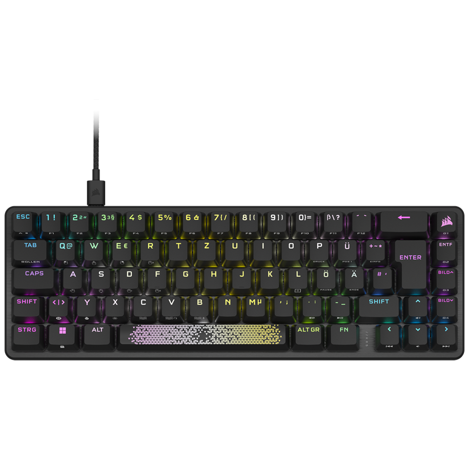 Tastaturen - Corsair K65 PRO Mini 65% Optical OPX - DE - Gaming Tastatur (TKL) - Deutsch - Schwarz - CH-91A401A-DE