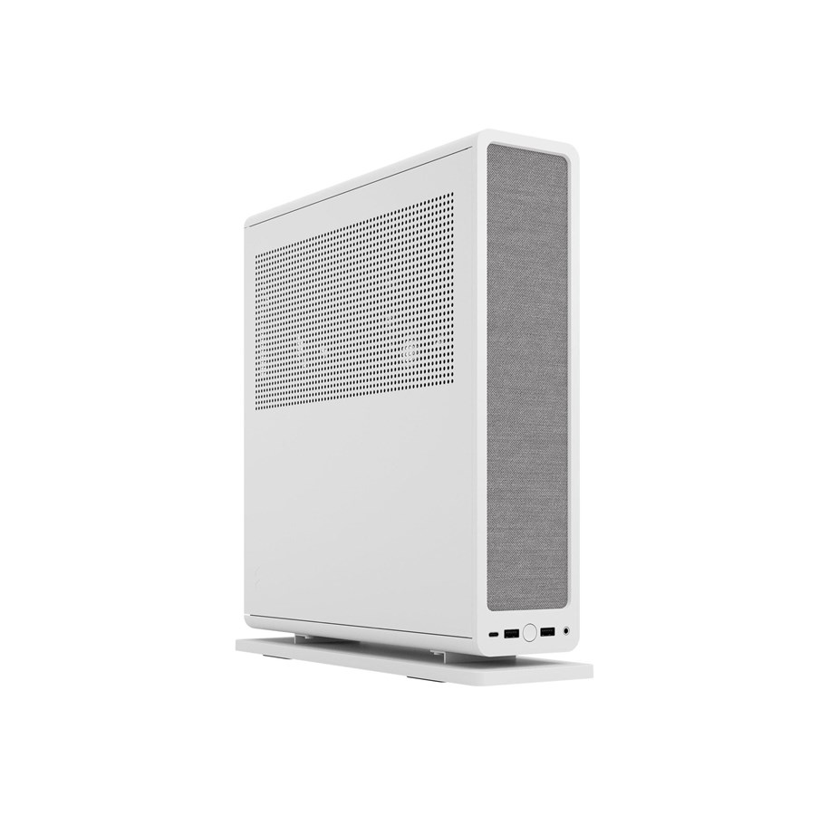 Gehäuse - Fractal Design Ridge - PCI-E 4.0 - White - Gehäuse - Desktop slimline - Weiß - FD-C-RID1N-12