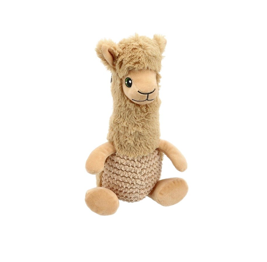 Hunde - Dogman Hundespielzeug CozyAlpaca Plüschtier mit Quietscher 35cm - 334094