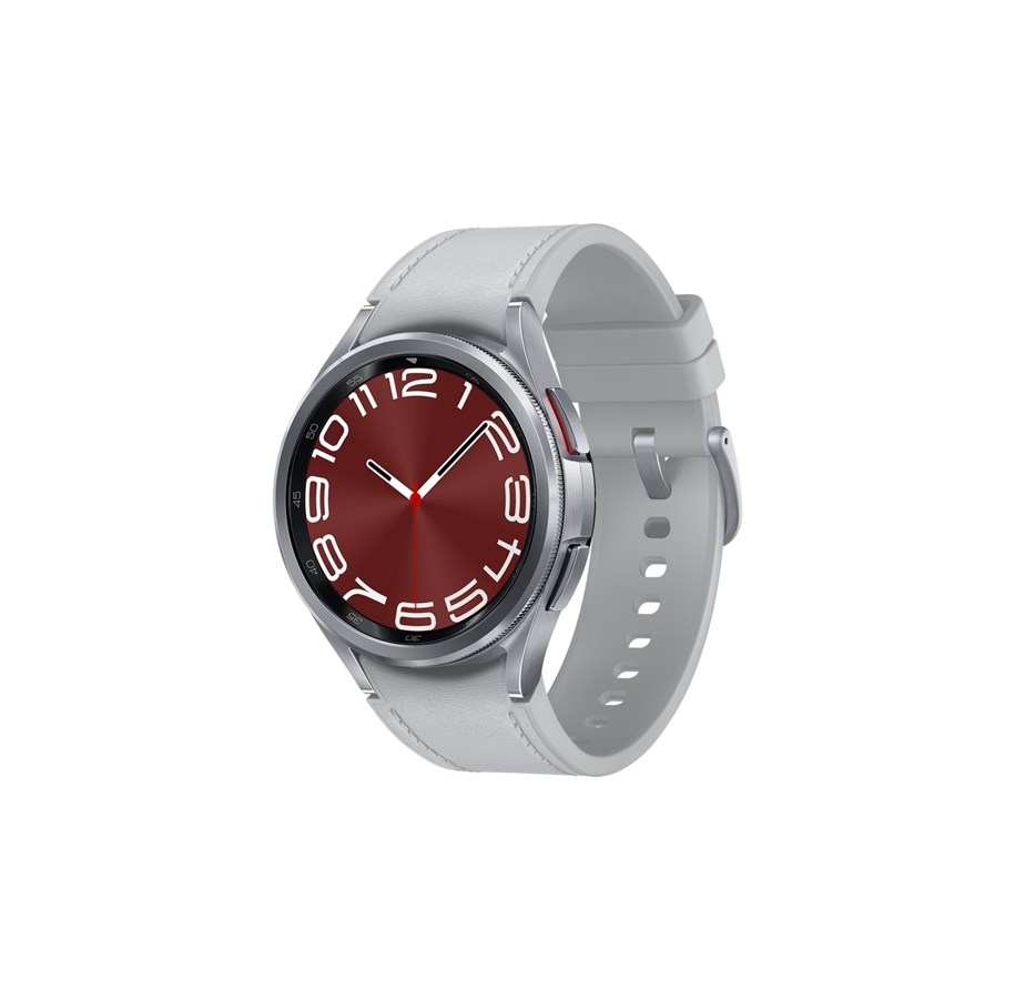 Smartwatches, Pulsuhren, Sportuhren & Schrittzähler - Samsung Galaxy Watch6 Classic 43mm 4G - Silver - SM-R955FZSAEUB