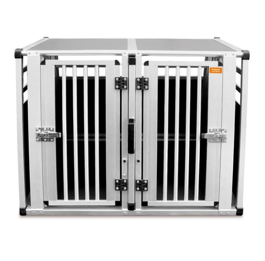 Hunde - Dogman Aluminum crate double - 377050