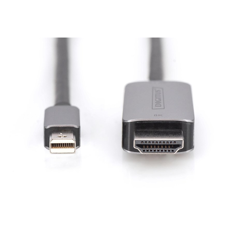 Display Kabel - DIGITUS 8K Mini DisplayPort to HDMI Adapter Cable - DB-340109-010-S