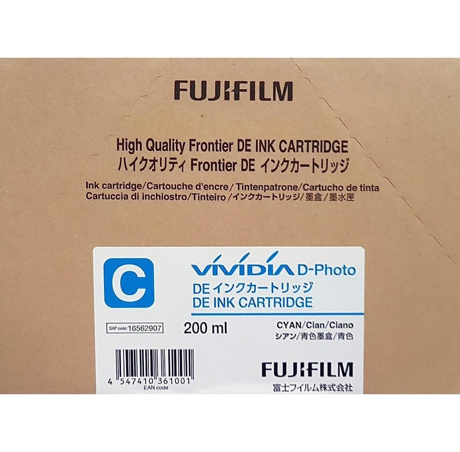Druckerzubehör - Tinte & Toner - Fujifilm DE Ink Cartridge 200 ml cyan - 16562907