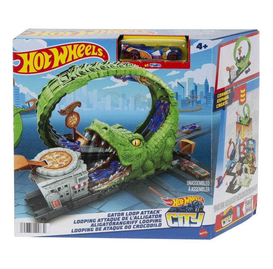 Spielzeugauto - Hot Wheels Gator Loop Attack playset - HKX39