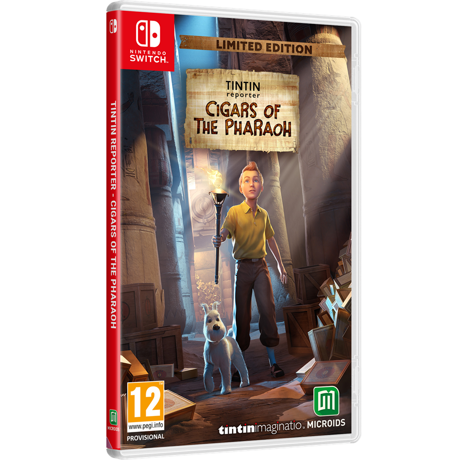 Spiele - Tintin Reporter: Cigars of the Pharaoh (Limited Edition) - Nintendo Switch - Action - PEGI 12 - 3701529507403