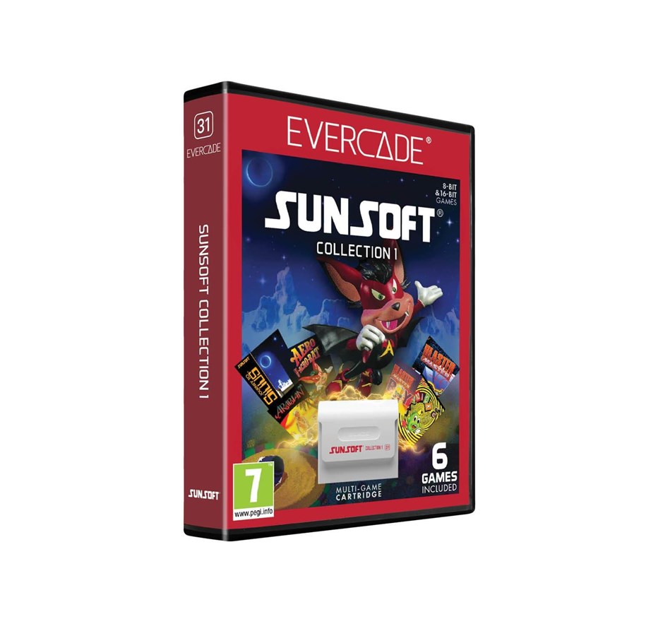 Spiele - Sunsoft Collection 1 - Evercade - Samlung - PEGI 7 - 5060990240188