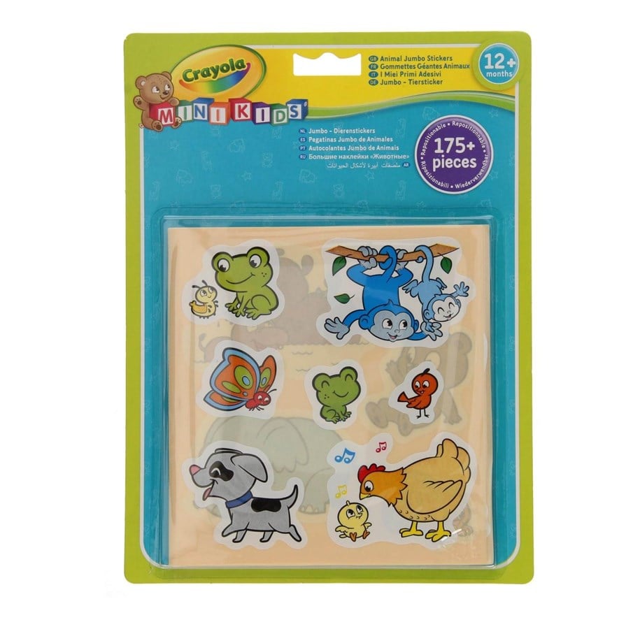 Kreativ-Spiele - Crayola Mini Kids - Stickers Animals - 256291