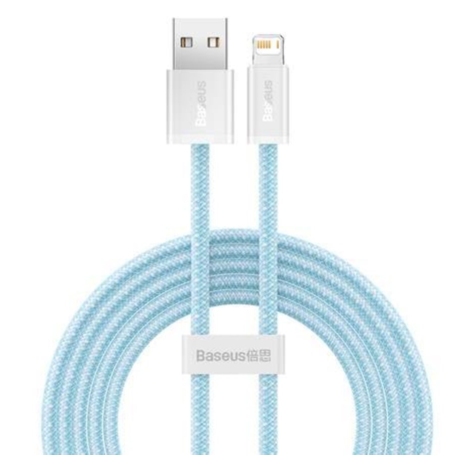 USB Kabel - Baseus Dynamic cable USB to Lightning 2.4A 2m (blue) - CALD000503