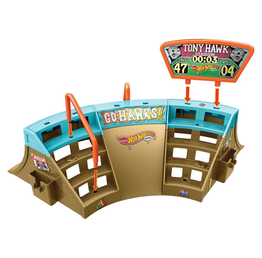 Spielsets - Hot Wheels Skate Stadium Set With Exclus - HPG34