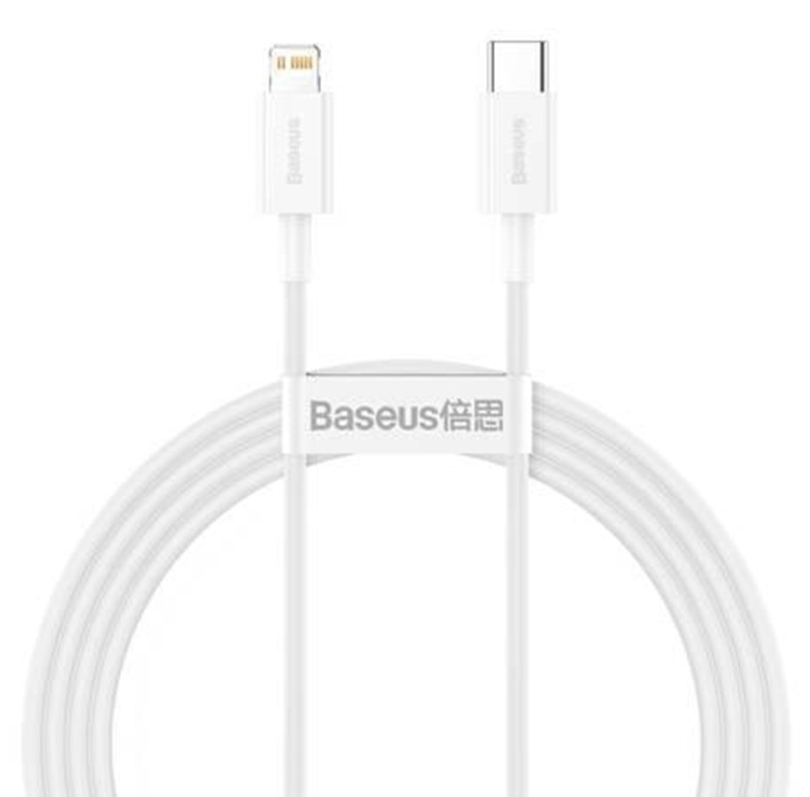 Baseus Superior Series Cable USB-C to Lightning 20W PD 1.5m (white)