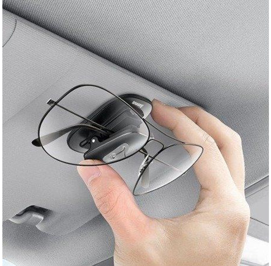 Baseus Platinum Vehicle eyewear clip Black | Günstig