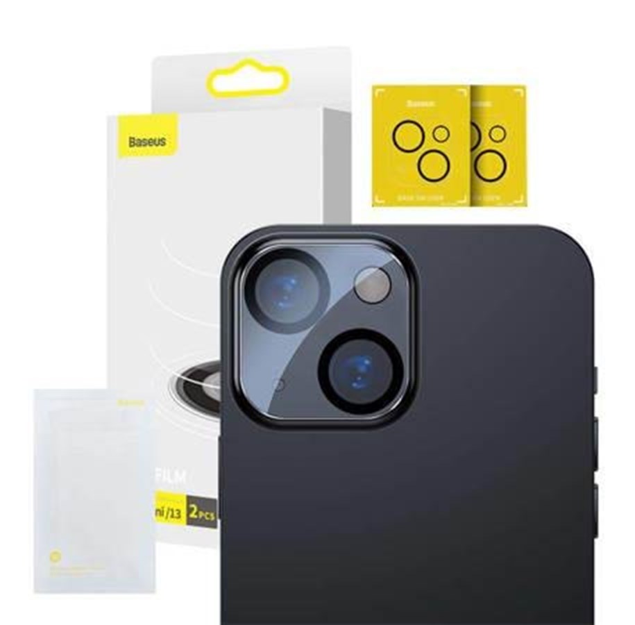 Handys - Schutzfolie - Baseus Camera Lens Film for iPhone 13/13 Mini (2pcs) - SGQK000002