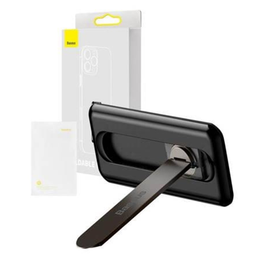 Handys - Anderes Zubehör - Baseus Foldable Bracket for Phone (Black) - LUXZ000001