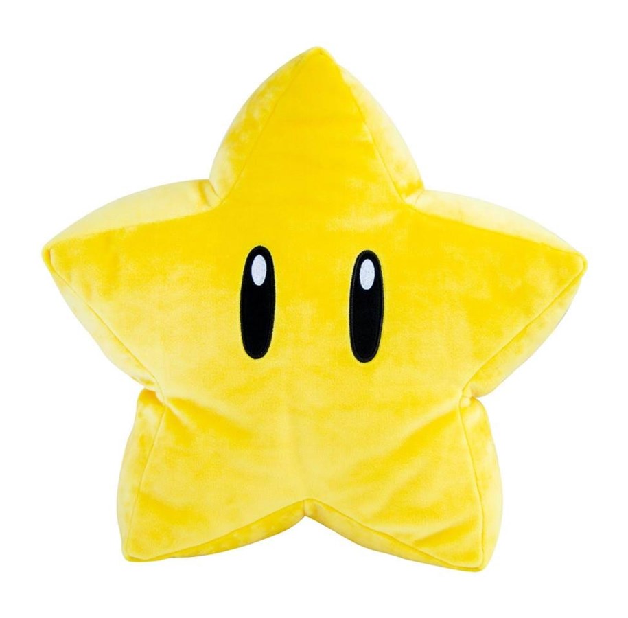 Merchandise - Tomy - Club Mocchi- Mocchi- Super Mario™ Super Star – Mega 38 cm - Teddybär & Kuscheltier - 0053941128920