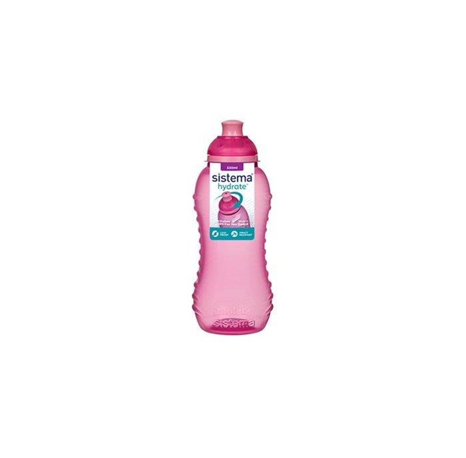 Küchenzubehör - Sistema Twist n' Sip 330ml - Pink - 780-9414202007803