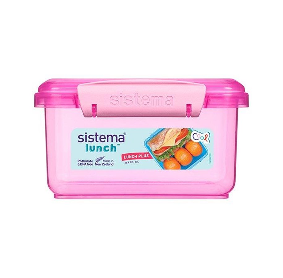 Küchenzubehör - Sistema Lunch Plus1.2 L - Pink - 31651-1-9414202316516